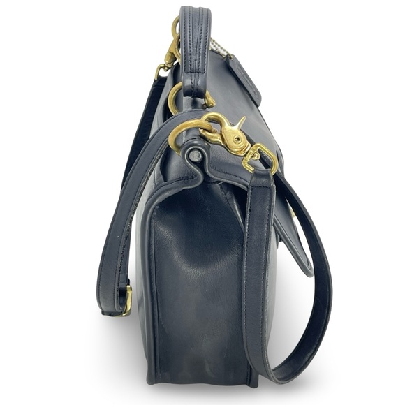 🛎️ Coach Willis Vintage Turnlock Crossbody Bag L2P-9927 in Black! - Picture 8 of 16